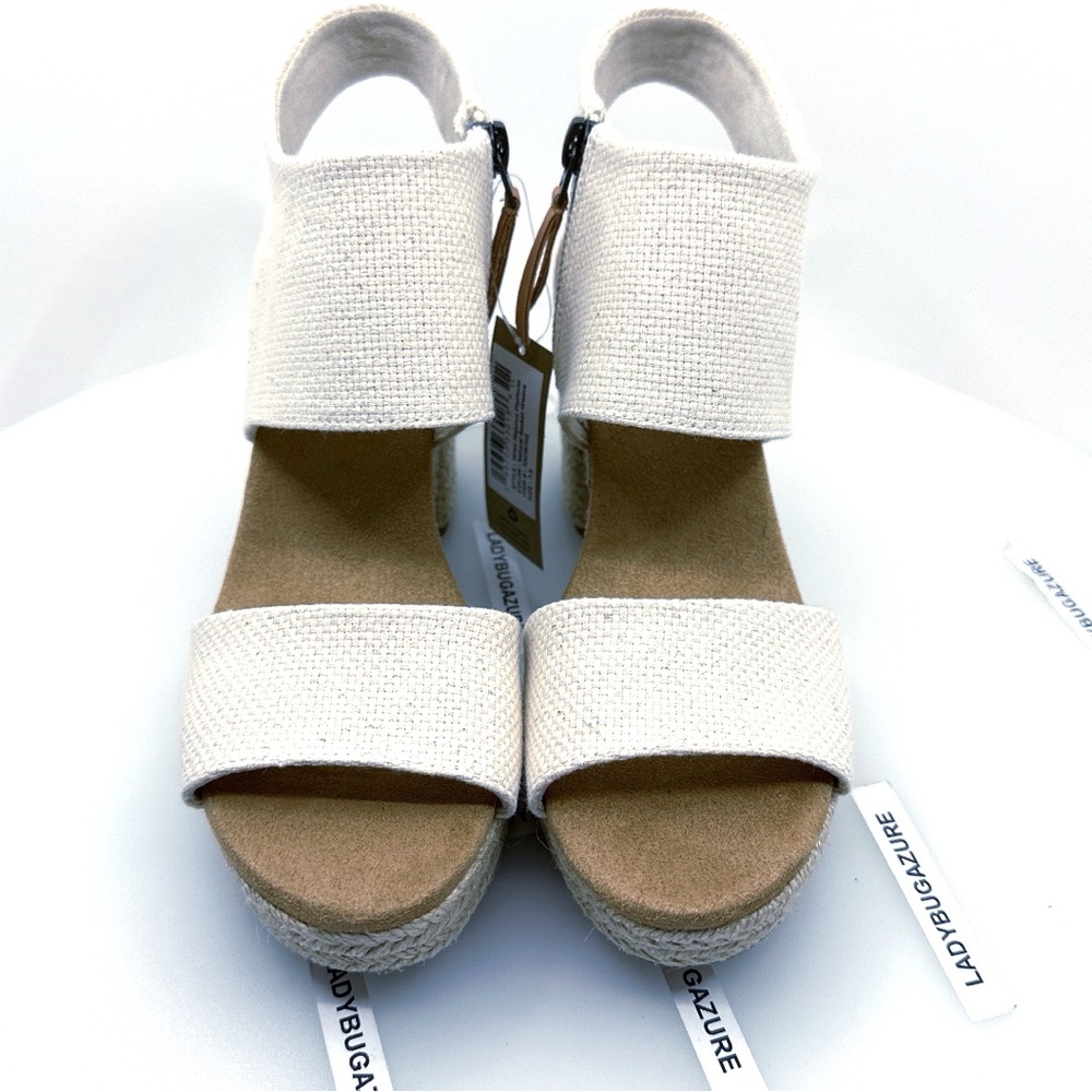NWOB TOMS Women’s Majorca Rope Platform Sandal - Natural Basket Weave Size: 7.5 - Picture 6 of 15
